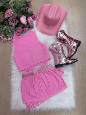 Conjunto Blogueirinha Boiadeira Maraisa - Estilo Delicado para o Dia a Dia | Bebeloo Kids