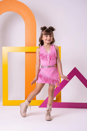 Conjunto Blogueirinha Boiadeira Maraisa - Estilo Delicado para o Dia a Dia | Bebeloo Kids