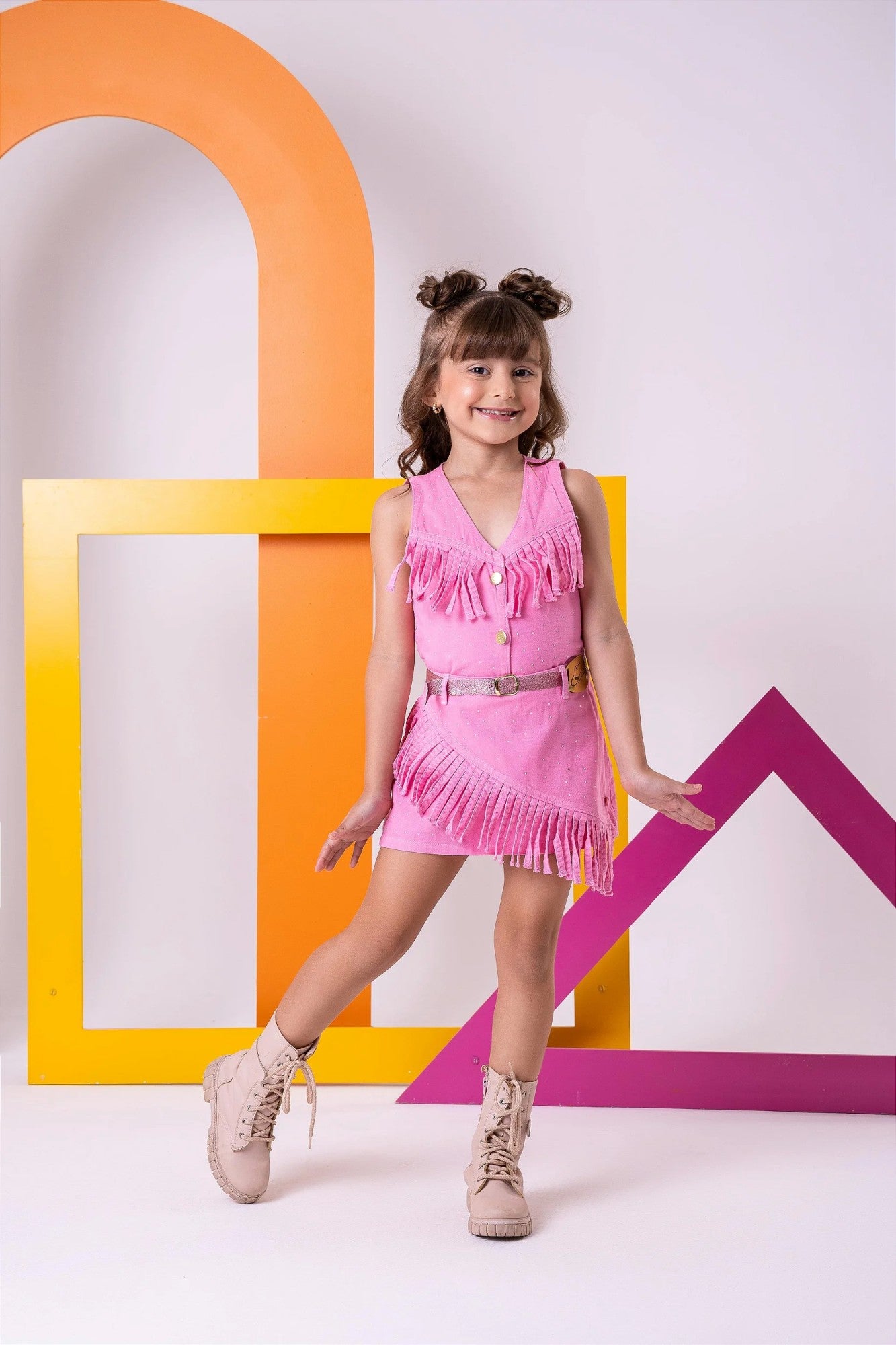 Conjunto Blogueirinha Boiadeira Maraisa - Estilo Delicado para o Dia a Dia | Bebeloo Kids