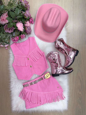Conjunto Blogueirinha Boiadeira Maraisa - Estilo Delicado para o Dia a Dia | Bebeloo Kids