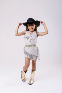 Conjunto Blogueirinha Boiadeira Maraisa - Estilo Delicado para o Dia a Dia | Bebeloo Kids