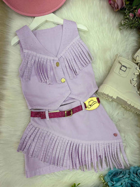 Conjunto Blogueirinha Boiadeira Maraisa - Estilo Delicado para o Dia a Dia | Bebeloo Kids