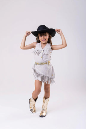 Conjunto Blogueirinha Boiadeira Maraisa - Estilo Delicado para o Dia a Dia | Bebeloo Kids