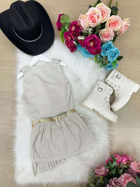 Conjunto Blogueirinha Boiadeira Maraisa - Estilo Delicado para o Dia a Dia | Bebeloo Kids