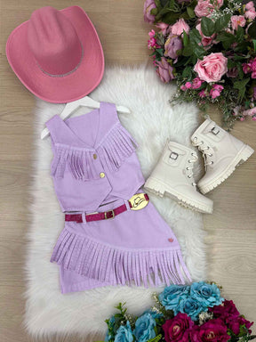 Conjunto Blogueirinha Boiadeira Maraisa - Estilo Delicado para o Dia a Dia | Bebeloo Kids