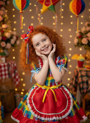 Vestido Junino Bell Valentina - Leveza e Elegância para Meninas | Bebeloo Kids