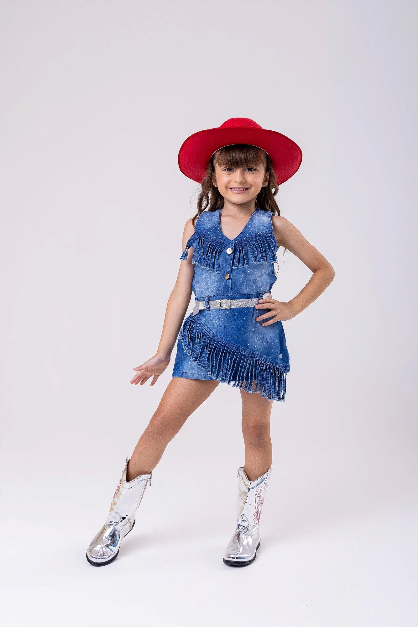 Conjunto Blogueirinha Boiadeira Maraisa - Estilo Delicado para o Dia a Dia | Bebeloo Kids