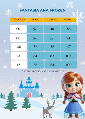 Fantasia Princesa Frozen - Qualidade e Cuidado para os Pequenos | Bebeloo Kids