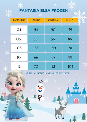 Fantasia Princesa Frozen - Qualidade e Cuidado para os Pequenos | Bebeloo Kids
