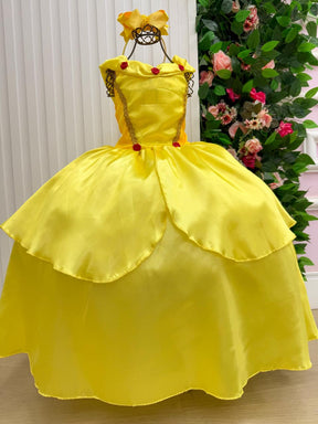 Fantasia Princesa Bebeloo Kids A Bela E A Fera Longa - Diversão e Encanto para Brincar | Bebeloo Kids