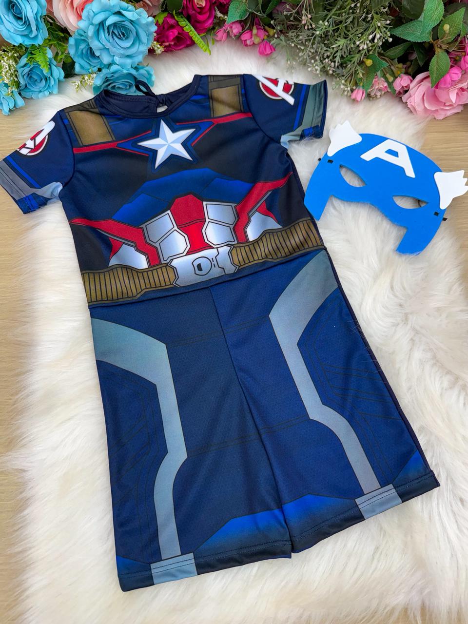 Fantasia Capitão America - Diversão e Encanto para Brincar | Bebeloo Kids