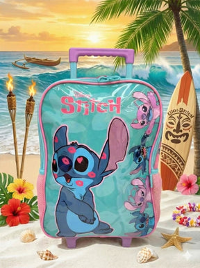 Mochila Rodinha Stitch e Angel - Praticidade e Charme para o Dia a Dia | Bebeloo Kids