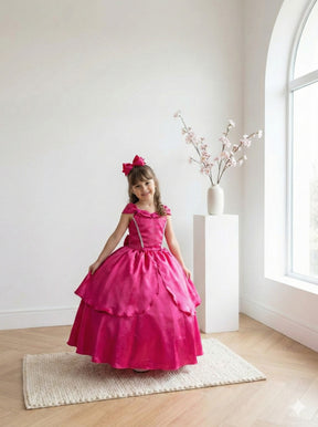Fantasia Longa Princesa Aurora A Bela Adormecida Pink - Qualidade e Cuidado para os Pequenos | Bebeloo Kids