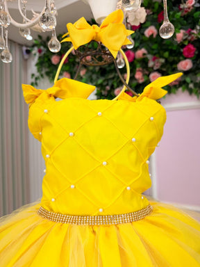 Vestido Marie Mariely Amarelo - Leveza e Elegância para Meninas | Bebeloo Kids