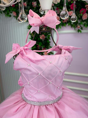 Vestido Marie Mariely Rosa Bebe - Leveza e Elegância para Meninas | Bebeloo Kids