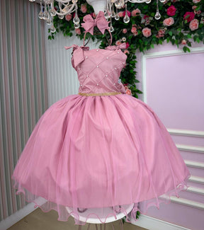 Vestido Marie Mariely Rose - Leveza e Elegância para Meninas | Bebeloo Kids