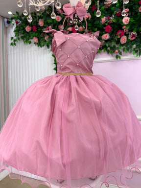 Vestido Marie Mariely Rose - Leveza e Elegância para Meninas | Bebeloo Kids
