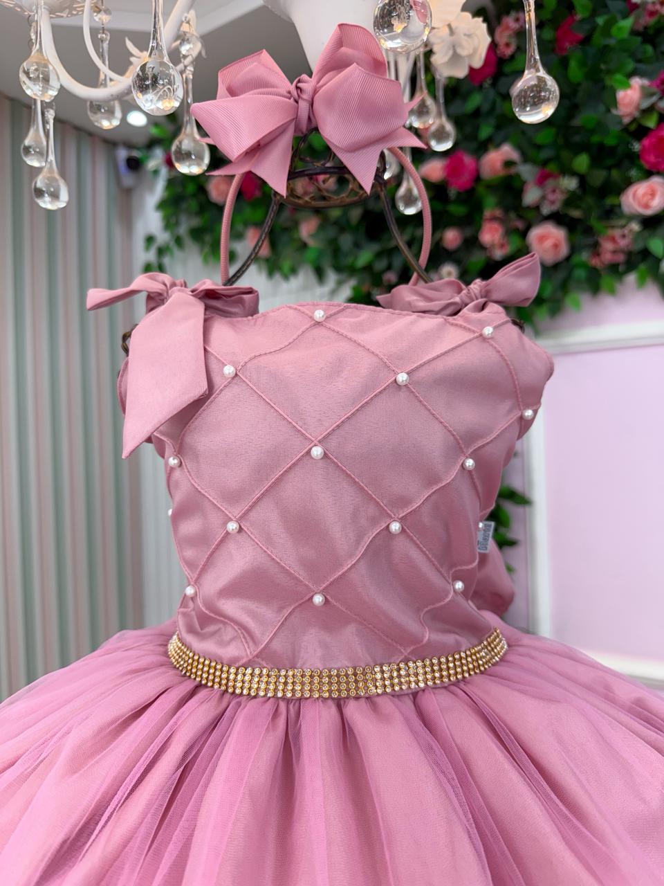 Vestido Marie Mariely Rose - Leveza e Elegância para Meninas | Bebeloo Kids