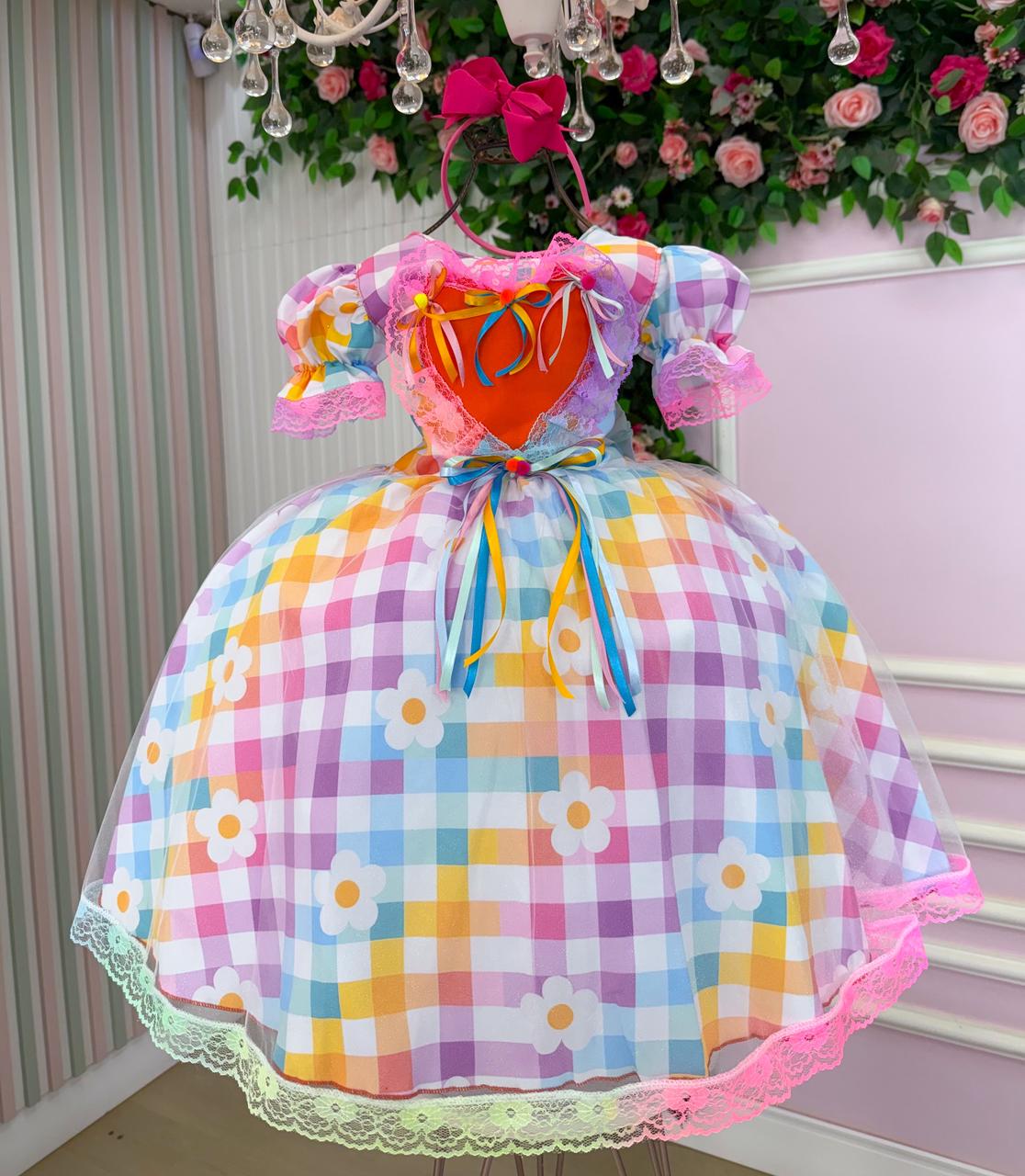 Vestido Junino Marie São João Encantado - Leveza e Elegância para Meninas | Bebeloo Kids