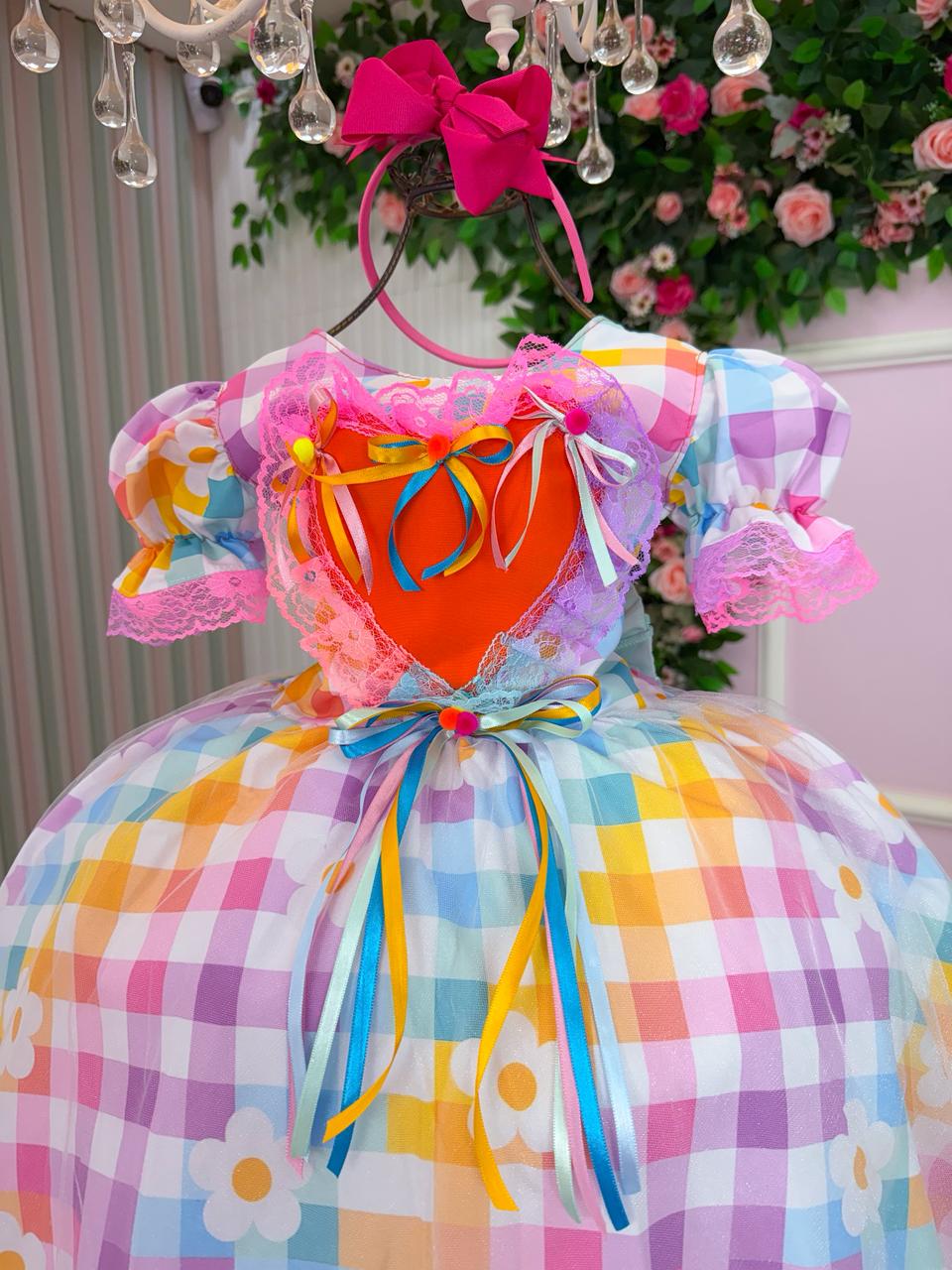 Vestido Junino Marie São João Encantado - Leveza e Elegância para Meninas | Bebeloo Kids