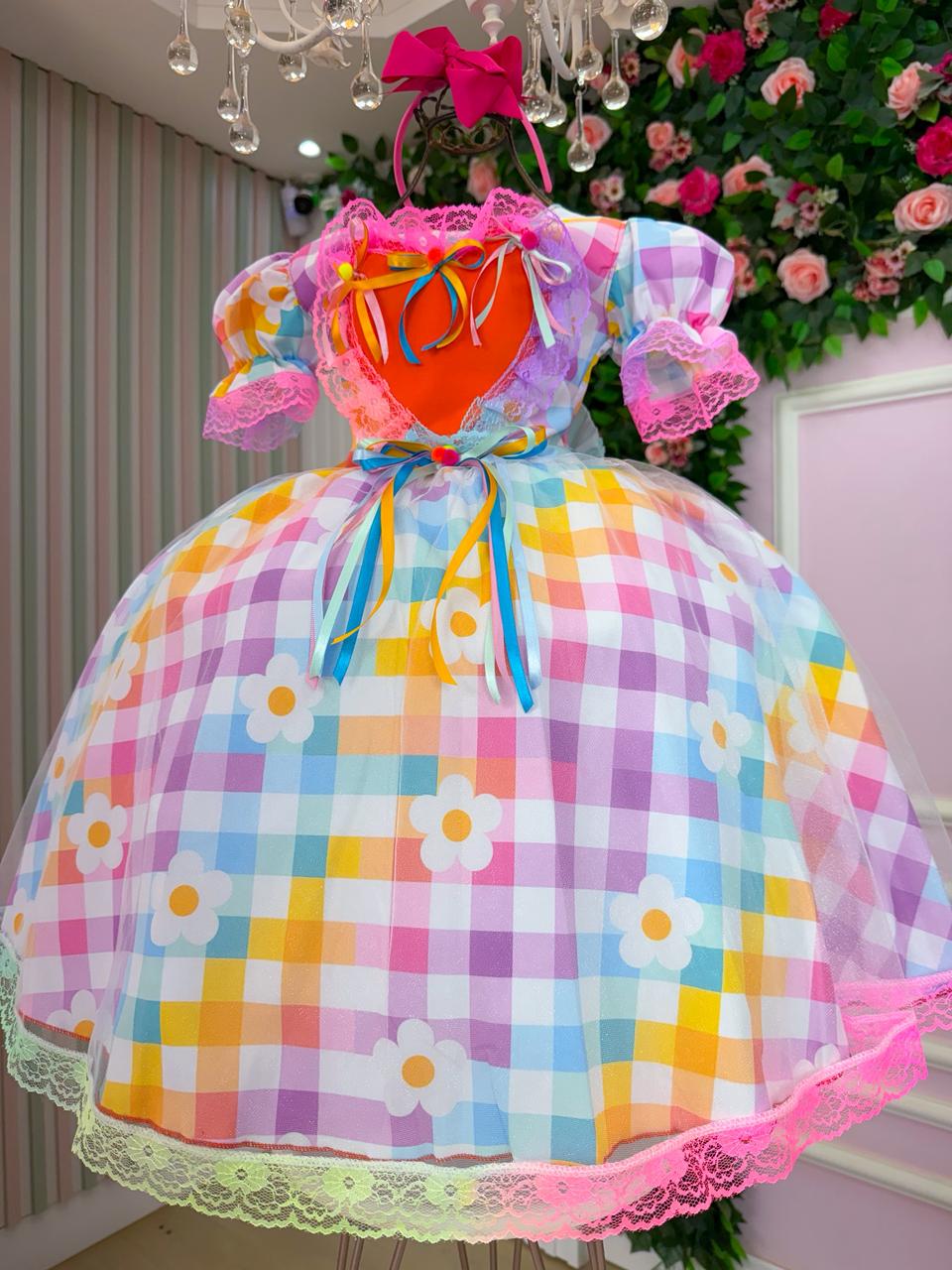 Vestido Junino Marie São João Encantado - Leveza e Elegância para Meninas | Bebeloo Kids