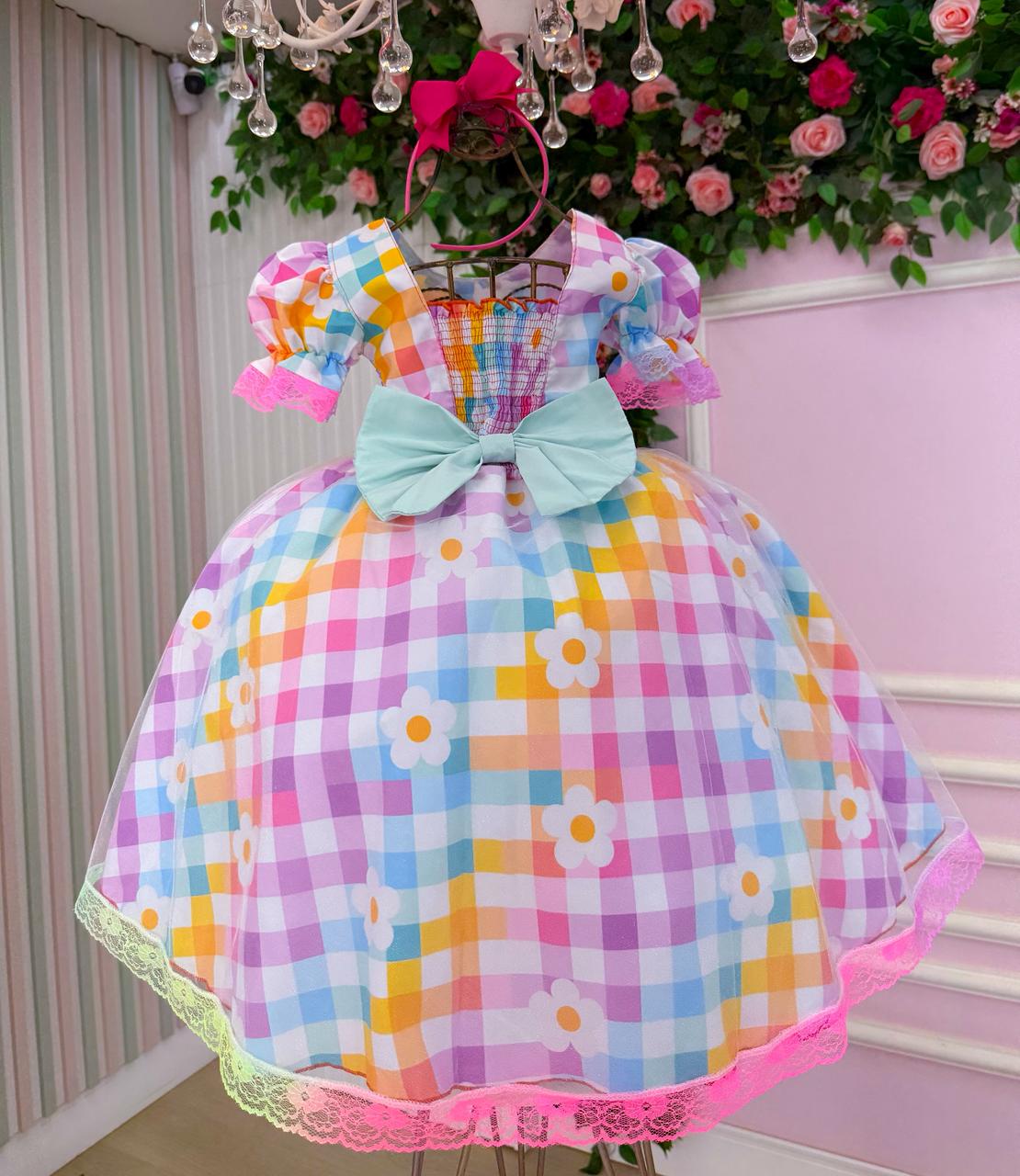 Vestido Junino Marie São João Encantado - Leveza e Elegância para Meninas | Bebeloo Kids