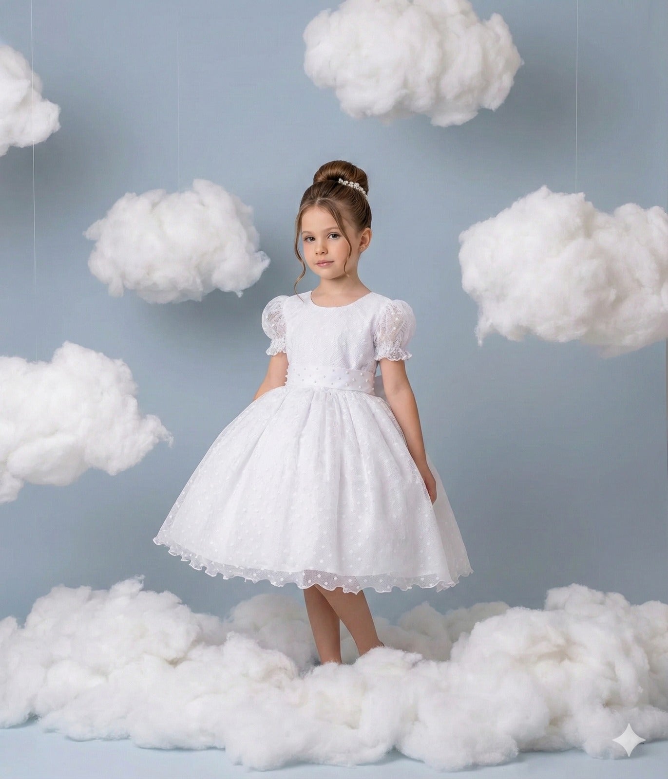 Vestido Marie Branco Bolinhas (VESTBRNCBOL)