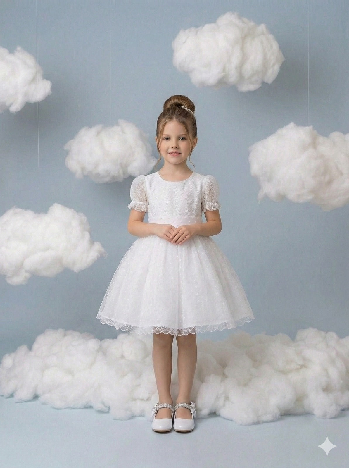 Vestido Marie Branco Bolinhas (VESTBRNCBOL)