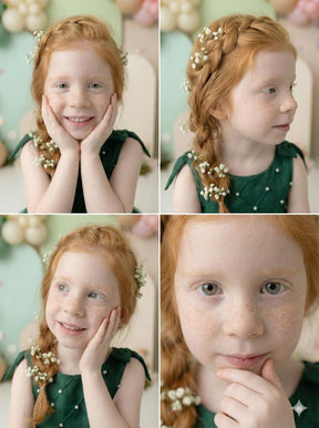 Vestido Marie Mariely Verde Esmeralda - Leveza e Elegância para Meninas | Bebeloo Kids
