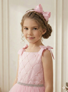 Vestido Marie Mariely Rosa Bebe - Leveza e Elegância para Meninas | Bebeloo Kids