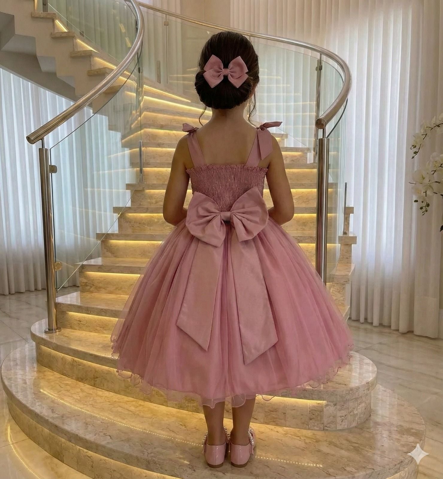 Vestido Marie Mariely Rose - Leveza e Elegância para Meninas | Bebeloo Kids