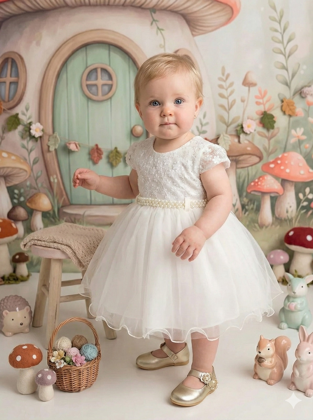 Vestido Menina Bonita Bebe Ana Leticia Off - Leveza e Elegância para Meninas | Bebeloo Kids