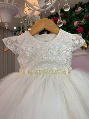 Vestido Menina Bonita Bebe Ana Leticia Off - Leveza e Elegância para Meninas | Bebeloo Kids