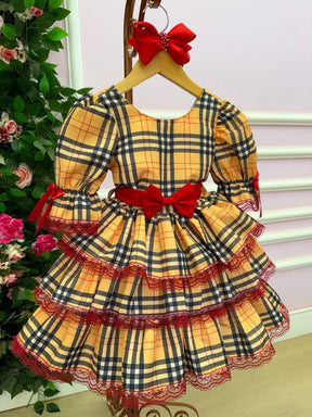Vestido Junino Banana Club Encanto Caipira - Leveza e Elegância para Meninas | Bebeloo Kids