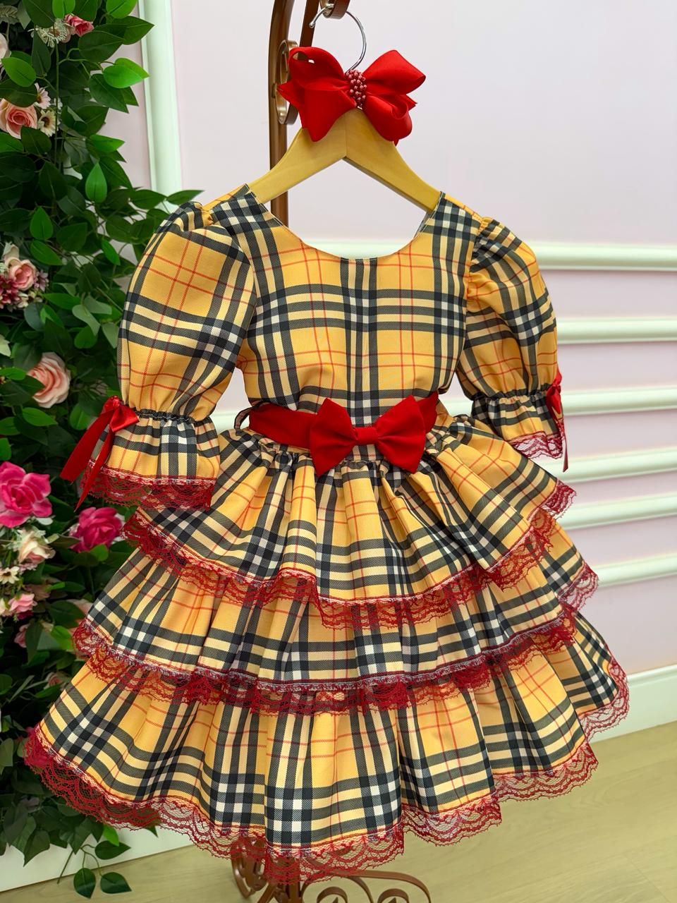Vestido Junino Banana Club Encanto Caipira - Leveza e Elegância para Meninas | Bebeloo Kids