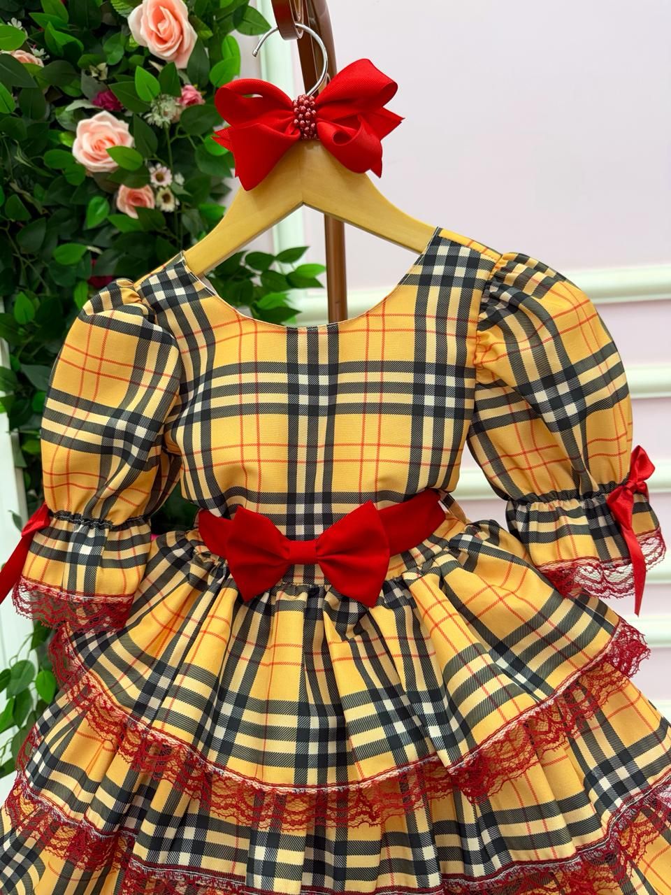 Vestido Junino Banana Club Encanto Caipira - Leveza e Elegância para Meninas | Bebeloo Kids