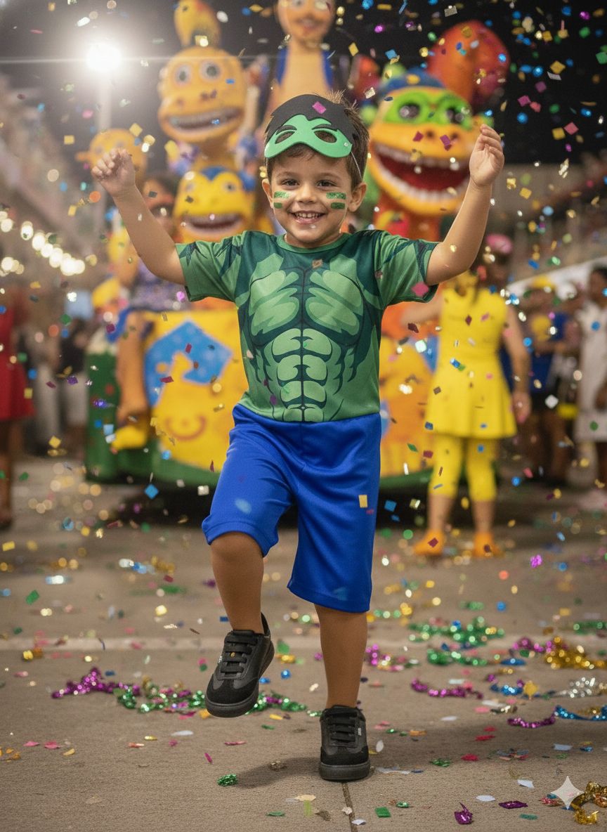Fantasia Hulk - Diversão e Encanto para Brincar | Bebeloo Kids