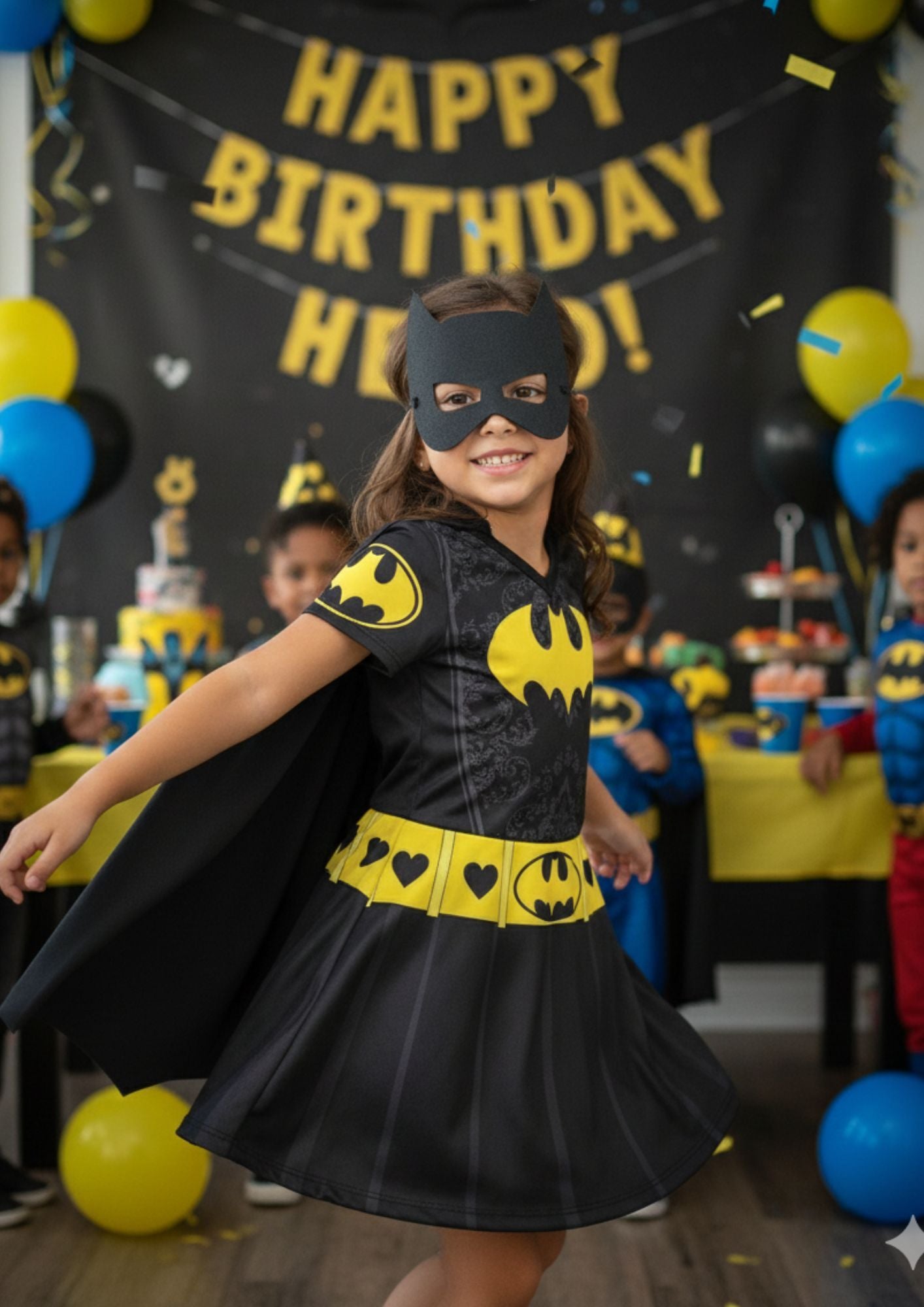 Fantasia BatGirls - Diversão e Encanto para Brincar | Bebeloo Kids