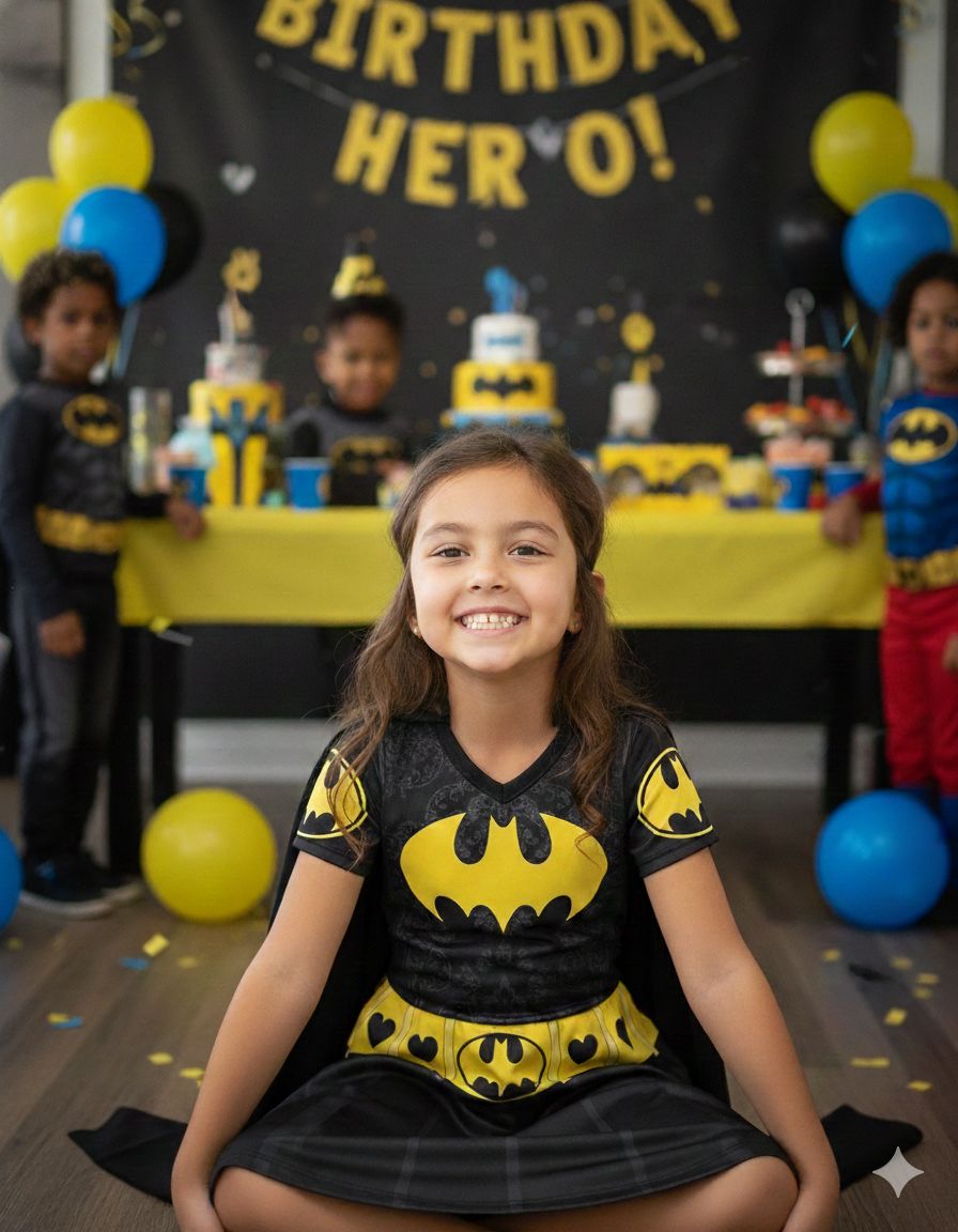 Fantasia BatGirls - Diversão e Encanto para Brincar | Bebeloo Kids