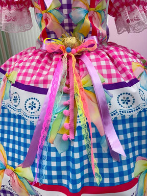 Vestido Marie Junino Laço da Alegria - Toque Delicado para Completar o Visual | Bebeloo Kids