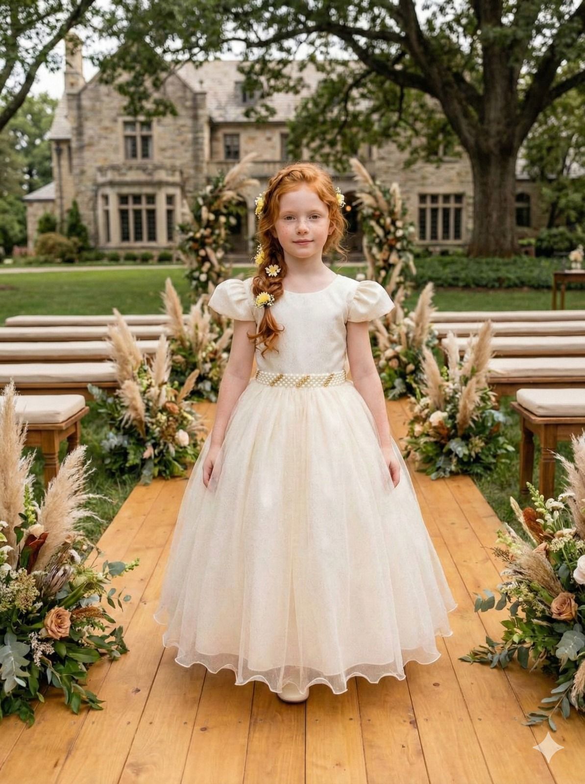 Vestido Marie Longo Heloisa Off - Leveza e Elegância para Meninas | Bebeloo Kids