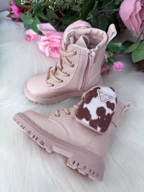 Bota\Coturno Nilqi Mimosa Rose - Qualidade e Cuidado para os Pequenos | Bebeloo Kids