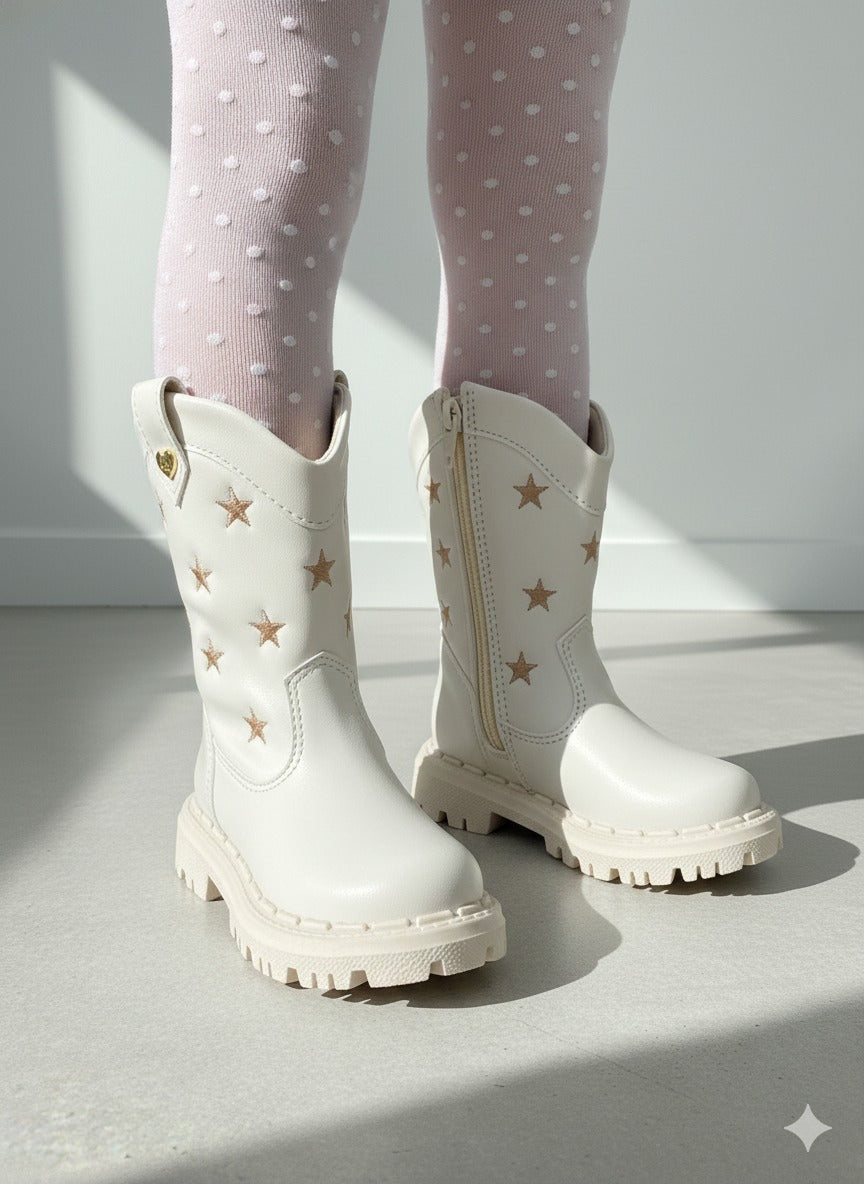 Bota Nilqi Manu Off Estrela Modelo 2 - Qualidade e Cuidado para os Pequenos | Bebeloo Kids