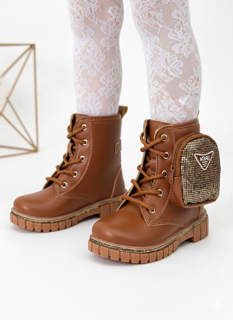 Bota/Coturno Nilqi Malu Bolsinha Cano Baixo (BTCTNNLQMLCNBXBXPRCFCRM)