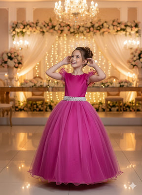 Vestido Marie Longo Amanda Pink - Leveza e Elegância para Meninas | Bebeloo Kids