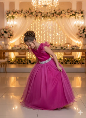 Vestido Marie Longo Amanda Pink - Leveza e Elegância para Meninas | Bebeloo Kids