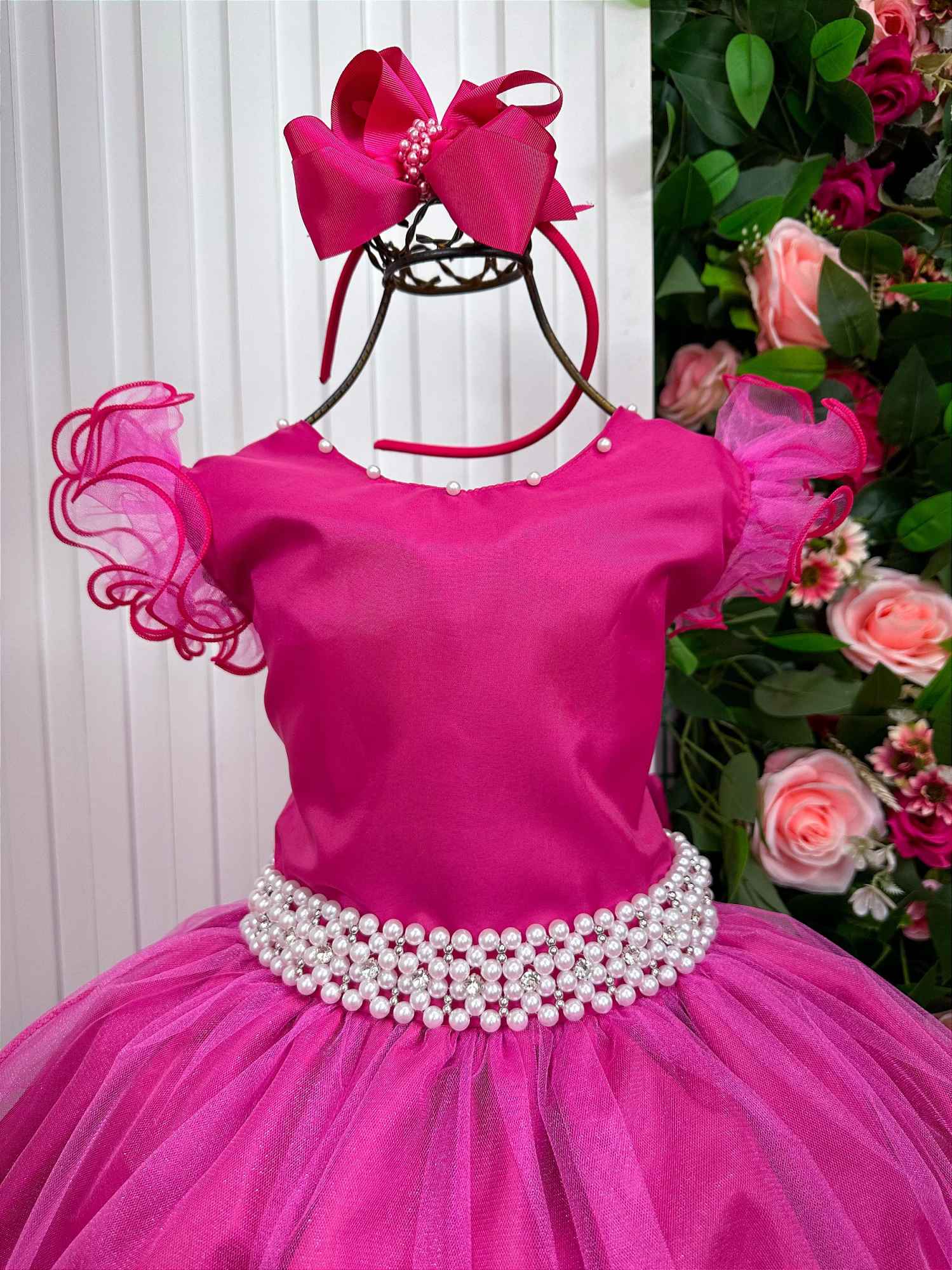Vestido Marie Longo Amanda Pink - Leveza e Elegância para Meninas | Bebeloo Kids