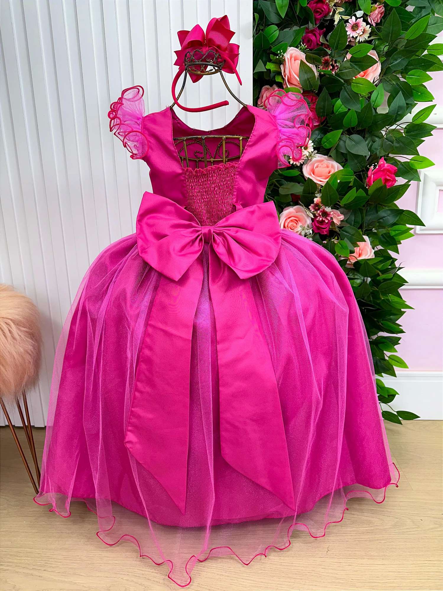 Vestido Marie Longo Amanda Pink - Leveza e Elegância para Meninas | Bebeloo Kids