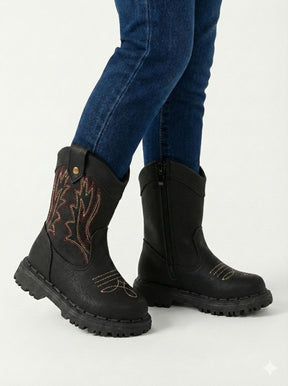 Bota Texana Nilqi Country Preto - Qualidade e Cuidado para os Pequenos | Bebeloo Kids