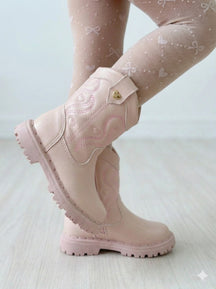 Bota\Coturno Nilqi Bella Rose - Qualidade e Cuidado para os Pequenos | Bebeloo Kids